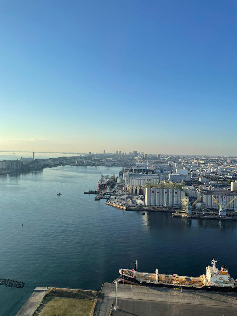 展望室から海浜幕張方面の風景