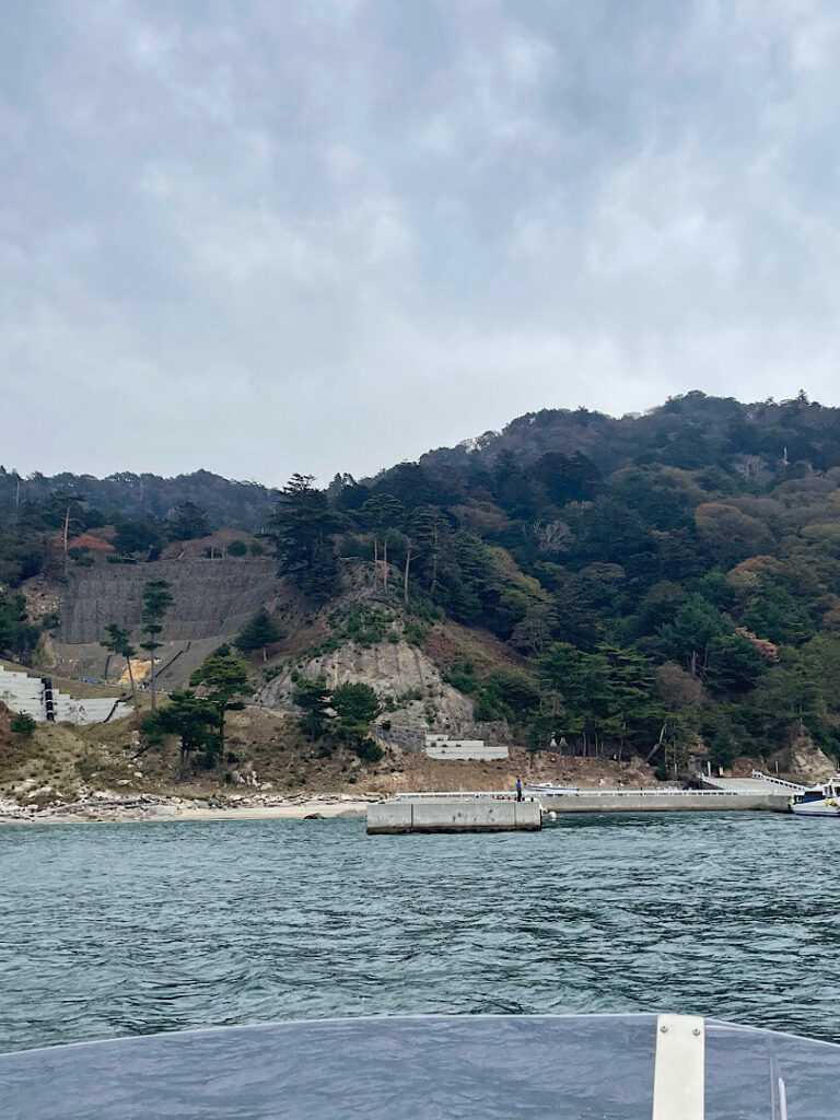 金華山に到着目前