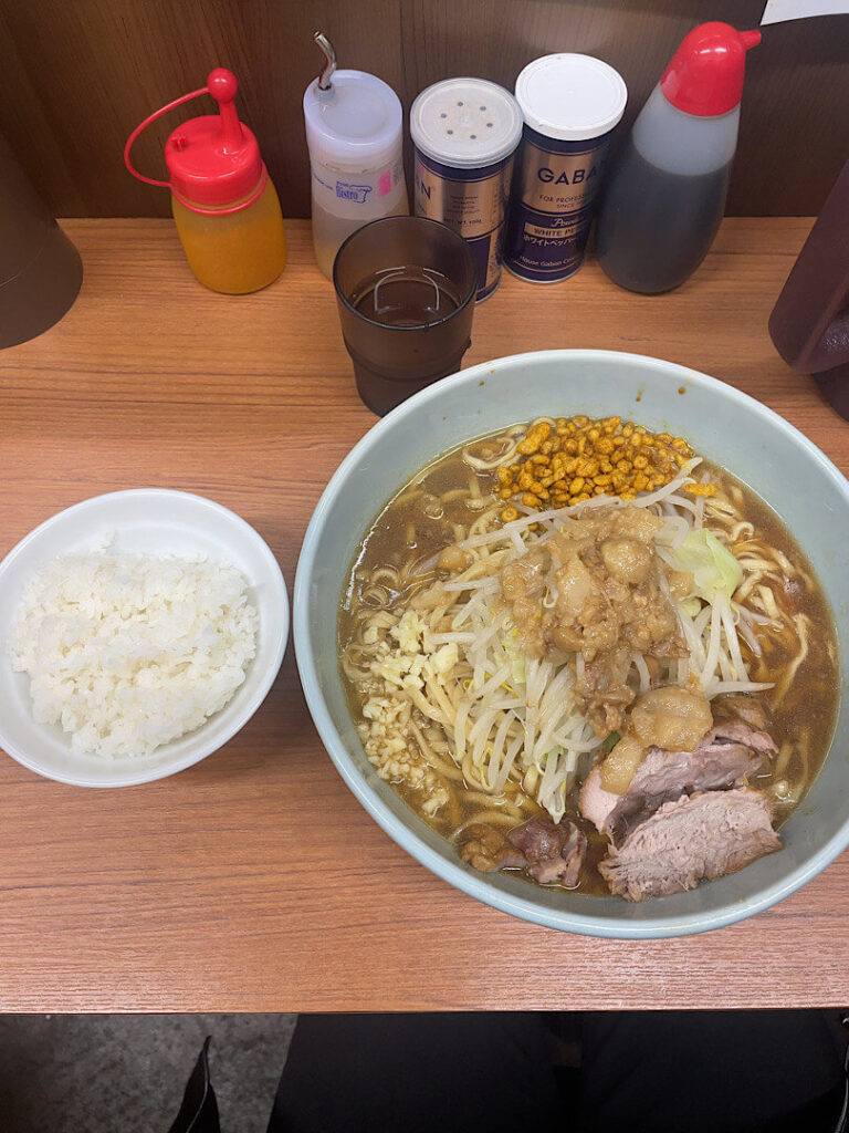 注文したラーメン（大）