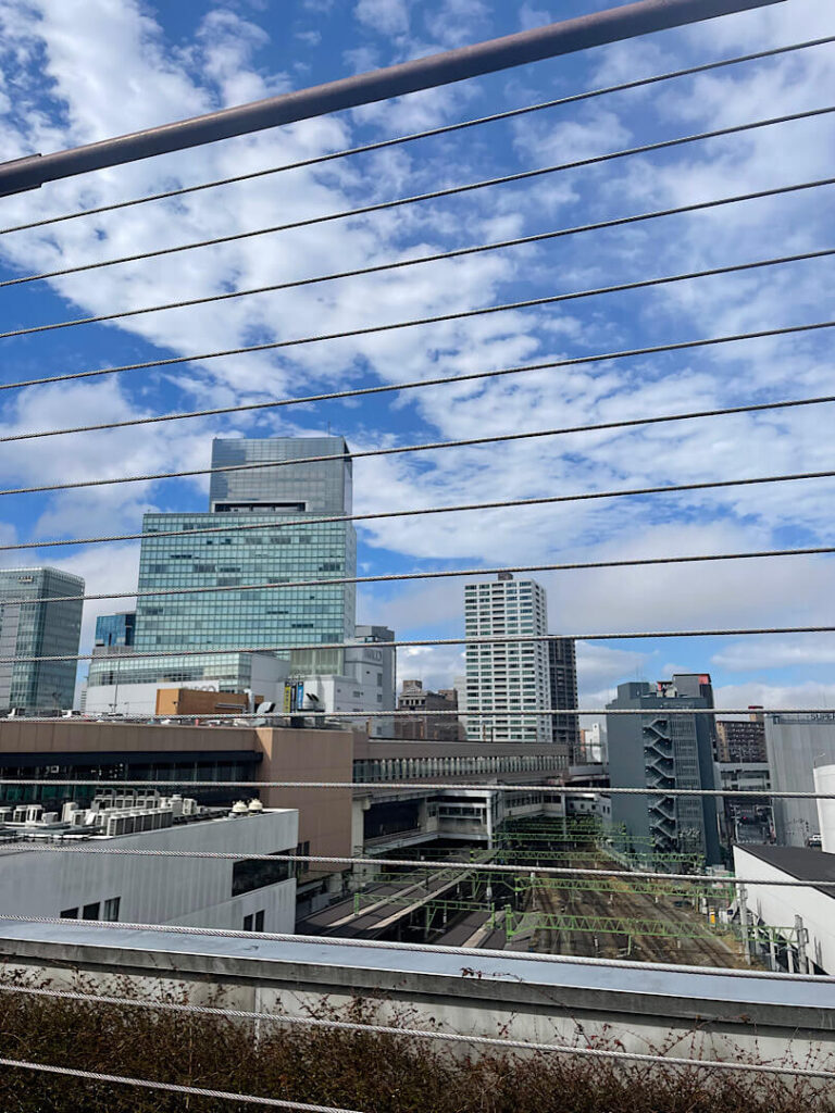 仙台のスカイガーデンから見た景色