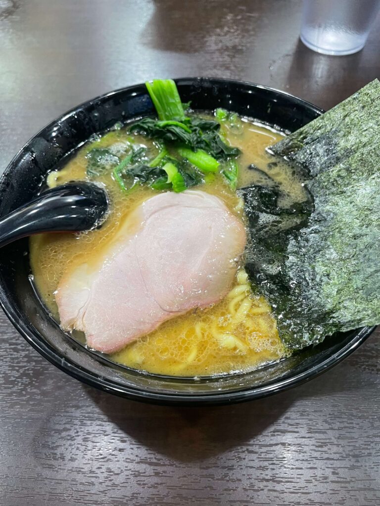 注文した、ラーメン(並み)