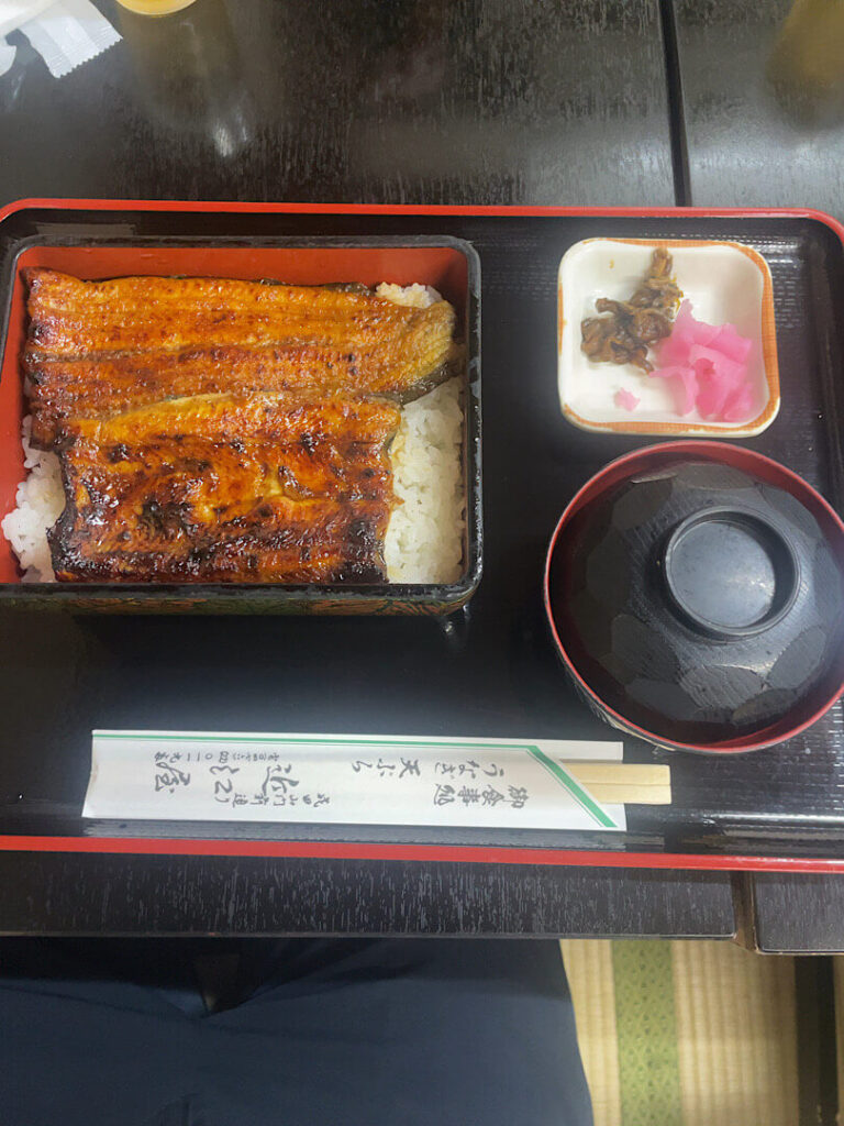 注文した特上のうな重