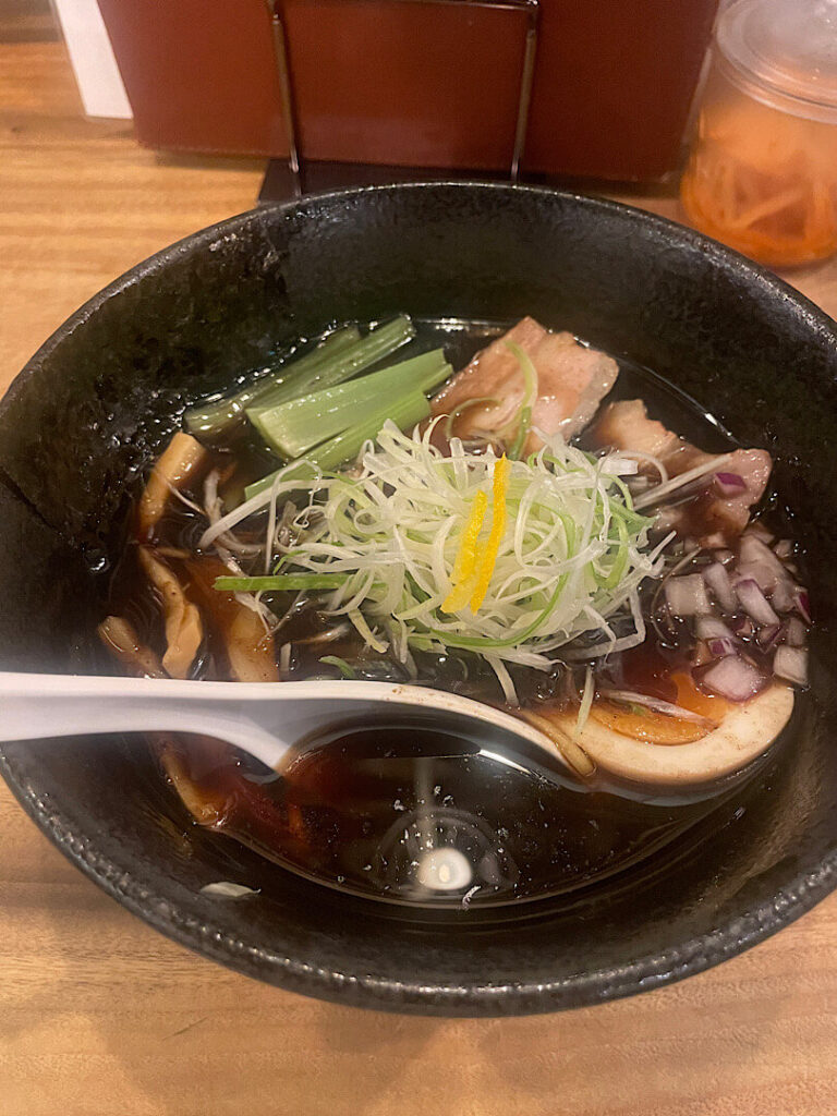 注文した、大江戸焦がし醤油。