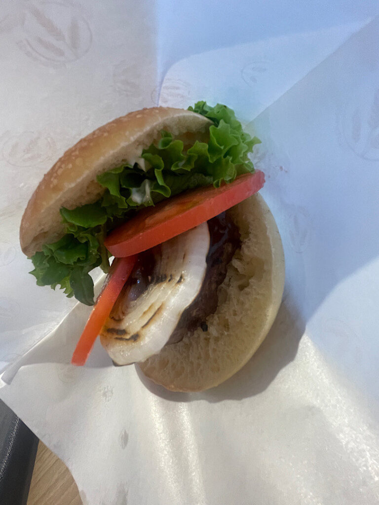 注文した、フラットブレッズのプライムバーガー