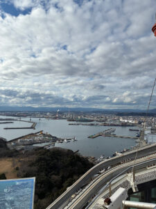 いわき市方面の景色