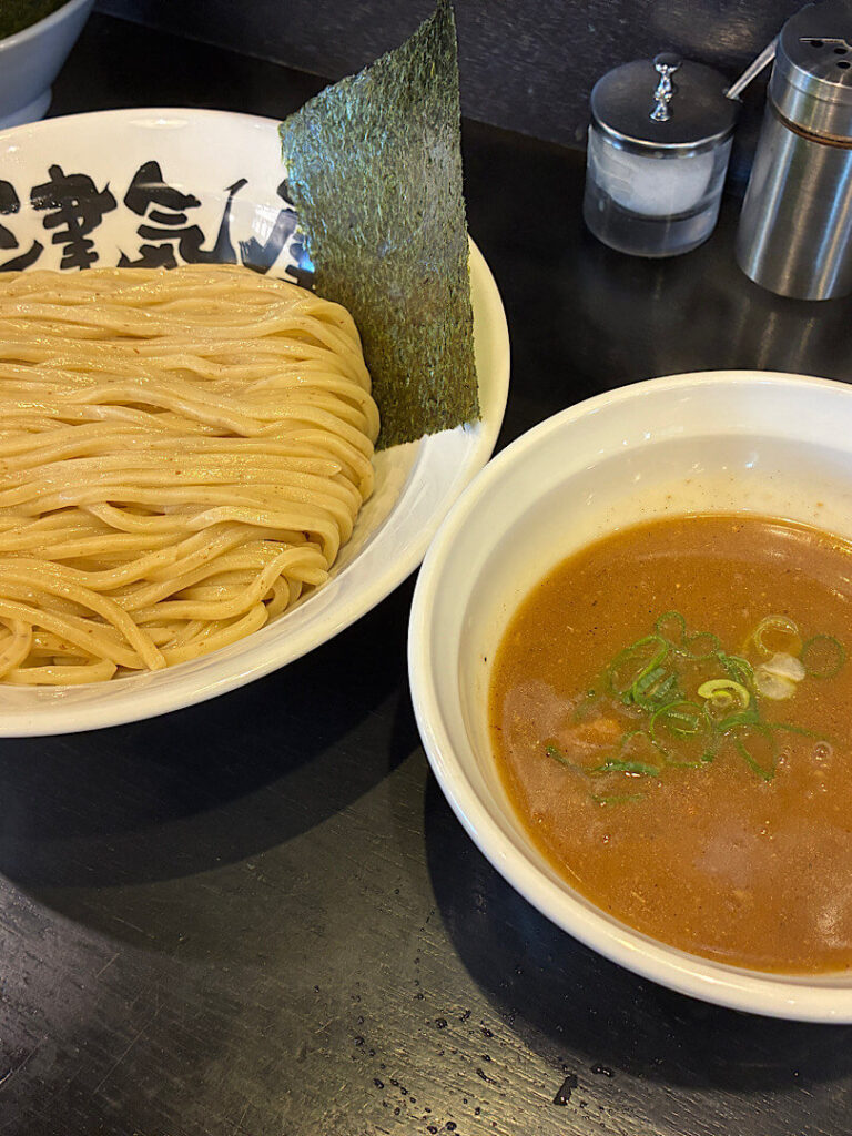 注文した、津気屋極つけ麺(1)