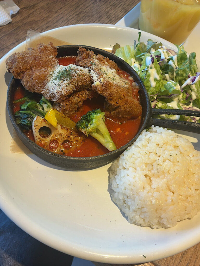 注文した、SiKiTOカフェのチキンパルメザン