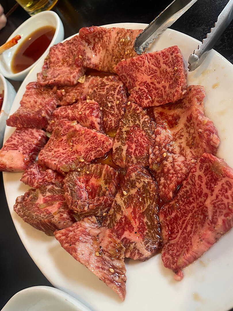 白頭山の焼肉（１）