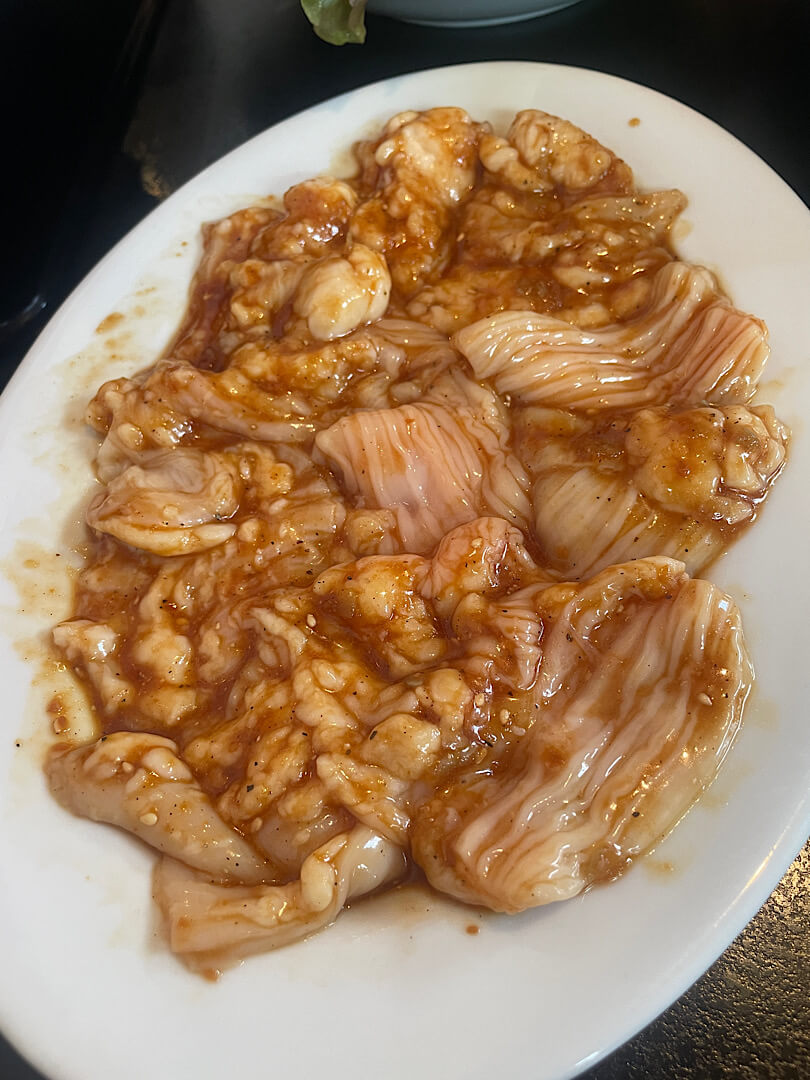 白頭山の焼肉（２）