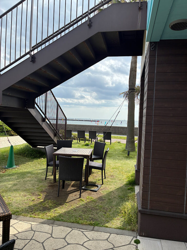 「THE SURF OCEAN TERRACE CAFE&DELIから見た海の景色