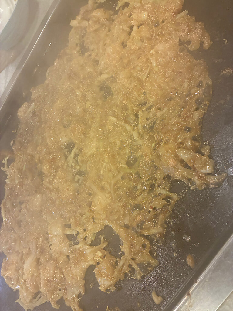 有賀藤のもち明太子のもんじゃやき