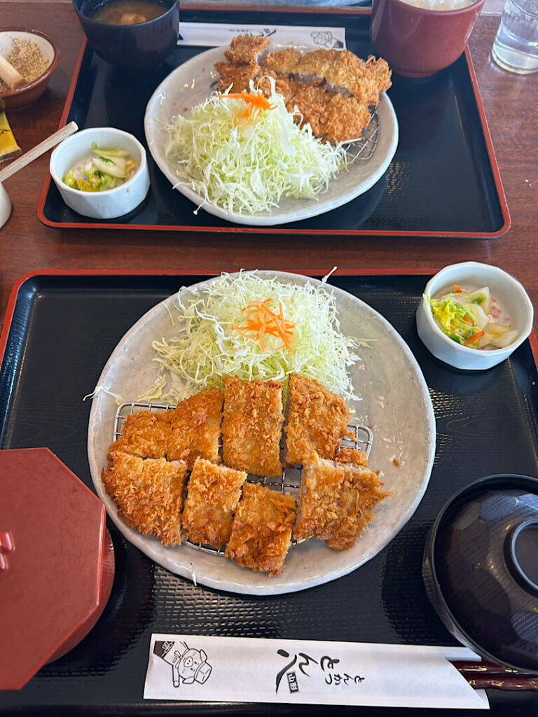 注文した、とん八のとんかつ