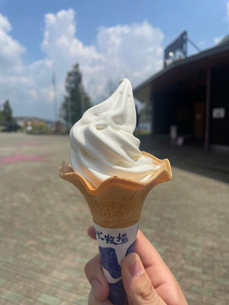 ローズマリーカフェのソフトクリーム