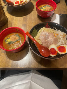 秋葉原の三田製麺所のつけ麺（２）