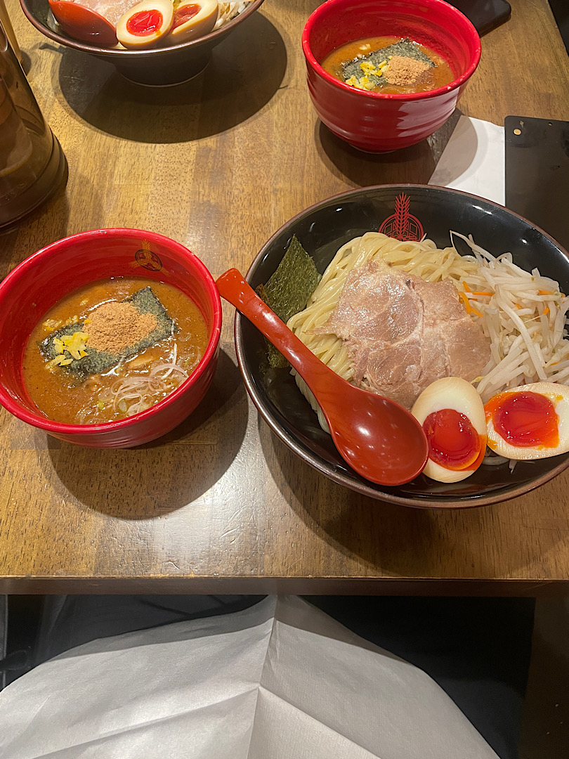 秋葉原の三田製麺所のつけ麺（２）